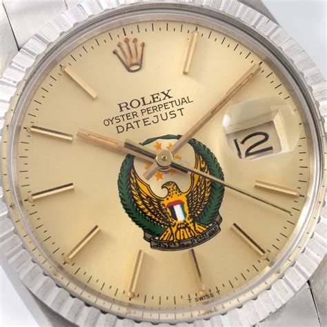 Rolex Datejust 16030 'UAE Armed Forces'.